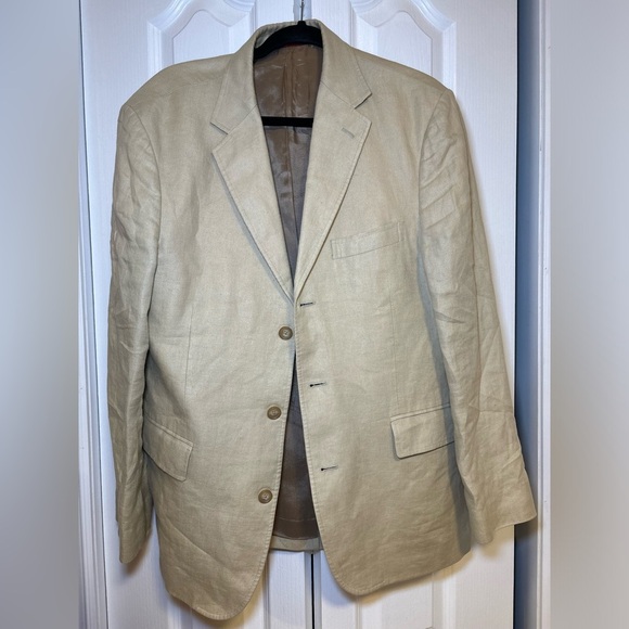 J.Crew - Luxuries Men's Blazer Crosby Classic-fit Suit Jacket 100% Irish Linen - Picture 2 of 13